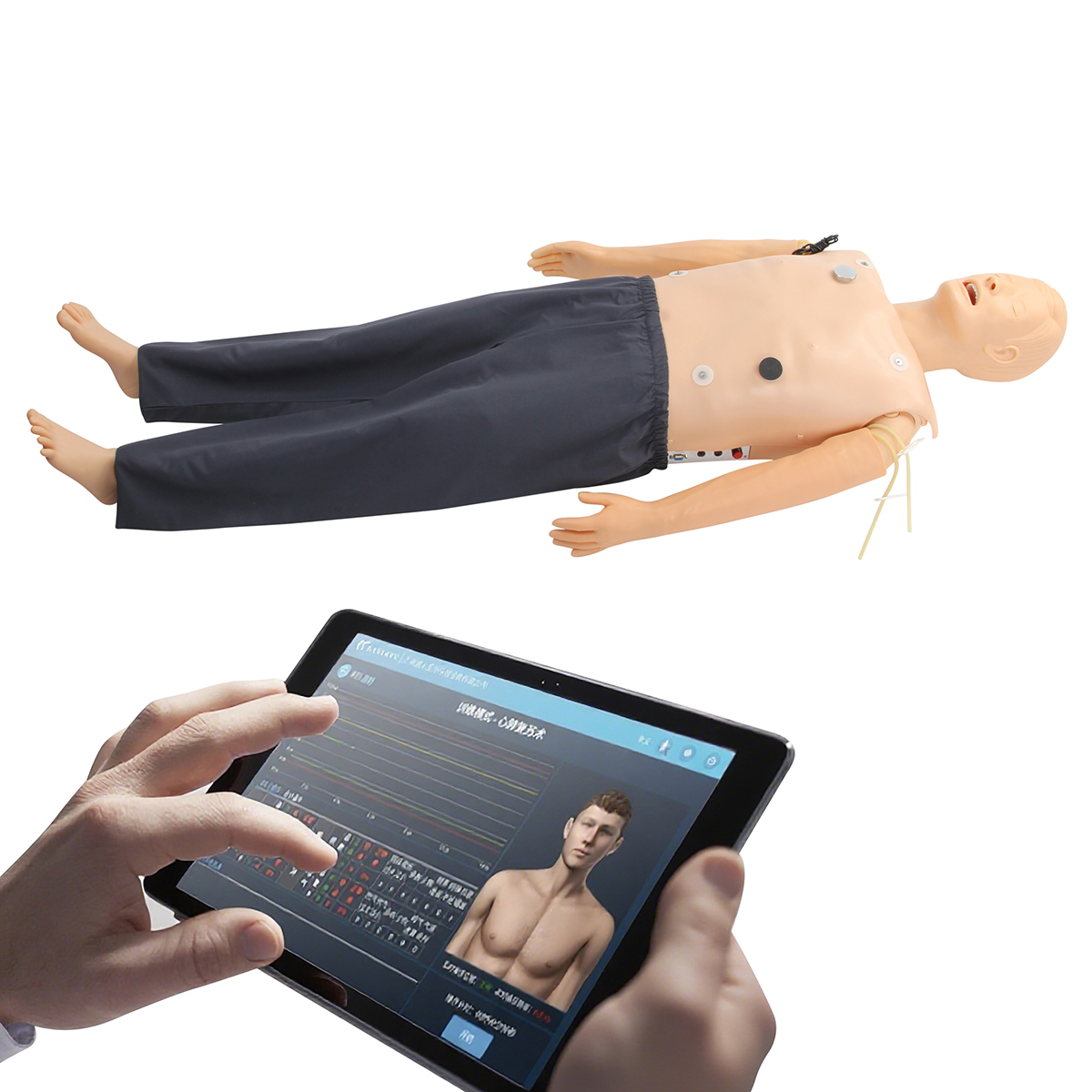 高智能數(shù)字化成人綜合急救技能訓(xùn)練系統(tǒng)（ACLS 高級(jí)生命支持、計(jì)算機(jī)控制）